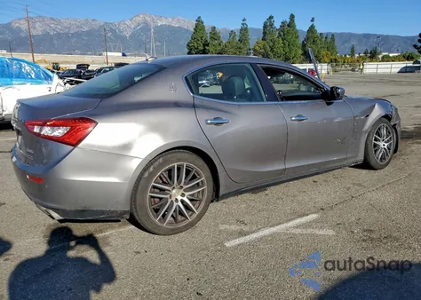 2015 Maserati Ghibli S z USA, uszkodzony, nr VIN ZAM57RTA9F1138127